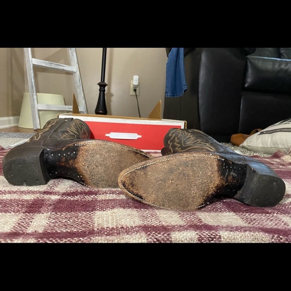 Vintage Justin Iguana leather Cowboy boots - Picture 9 of 16